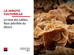 La formation des roses des sables provient de l'évaporation d'eau infiltrée. Facebook