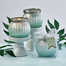 Our antiqued mercury glass candle holders recreate that vintage romance with flickering candlelight. Pink Ombre Vintage Mercury Glass Tealight Candle Holder Favour