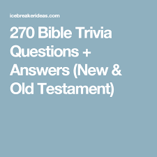 Only true fans will be able to answer all 50 halloween trivia questions correctly. 270 Bible Trivia Questions Answers New Old Testament Trivia Questions And Answers Trivia Questions Bible Facts