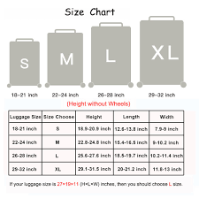 Xmbhome Printed Luggage Cover Spandex Travel Suitcase