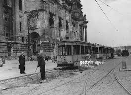 Berlin Trams Wrecked In Fighting In The Streets Of Berlin Berlin Photo Berlin Germany