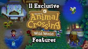 11 Animal Crossing Wild World Exclusive Features Animal Crossing Animal Crossing Wild World Wild