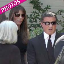 He was the first of two sons stallone had with first wife sasha czack. Devastated Sylvester Stallone Attends Son Sage S Funeral