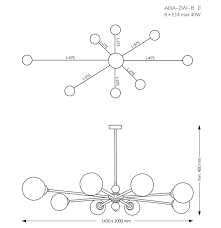 See full list on drawingforall.net Lighting Room Abano Sputnik Chandelier 8 Light Nickel Luxury Chandelier