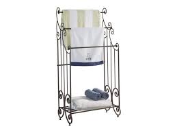 Well you're in luck, because here they come. Metal Free Standing Towel Rack Stand With Shelf Pewter Finish Pilaster Designs Storage Home Organization Tools Home Improvement Urbytus Com