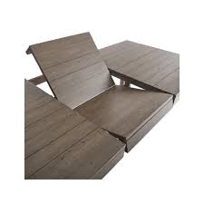Morris Ash Grey Reclaimed Wood Extension Dining Table Reviews Crate And Barrel Ash Dining Tables Extension Dining Table Dining Table
