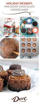 For The Ultimate Dessert Fit For The Holiday Season Check Out This Recipe For Mini Dove Chocolate Dove Chocolate Recipes Desserts Chocolate Dessert Recipes