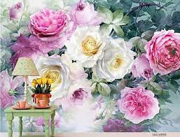 Keindahan bunga anggrek memang sudah mendunia. Photo Mural Corak Bunga Wallpaper Terlaris Facebook