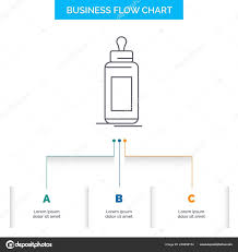 Feeder Bottle Child Baby Milk Business Flow Chart Design