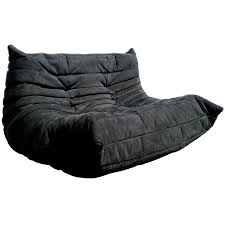 Ligne Roset Togo Sofa In Black Fabric 1stdibs Com Togo Sofa Ligne Roset Couch Upholstery