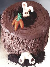 Gateau Paques Tronc D Arbre Lapin Paques Gateau Tronc D Arbre