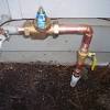 Attach a pressure gauge to any hose spigot and take note of the reading. 1