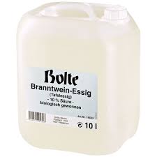 Branntweinessig ist geschmacksneutral hat aber zugleich eine deutlich intensivere säure als beispielsweise weinessig. Reisige Online Shop Branntweinessig Tafelessig Hell 10 Bolte 10ltr