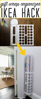 5 Minute Gift Wrap Organizer Ikea Hack Gift Wrap Organization Ikea Organization Ikea Hack