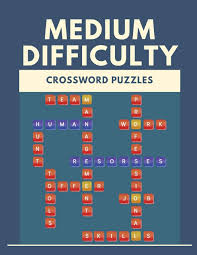 Maybe you would like to learn more about one of these? Medium Difficulty Crossword Puzzles Crossword Puzzle Books For Adults Large Print Puzzles With Easy Medium Hard And Very Hard Difficulty Levels Fun Easy Crosswords Award Aeyers Rrmoney R 9781097517855 Amazon Com Books