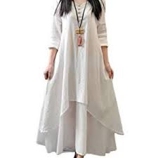 Maybe you would like to learn more about one of these? Women Boho Dress Casual Irregular Maxi Dresses Layered Vintage Loose Long Sleeve Line Dress M 5xl On Sale Overstock 31785784