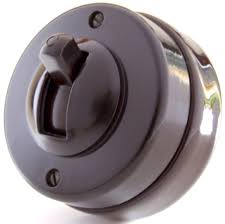Crabtree Vintage Brown Bakelite Toggle Light Switch 1way 100 Fully Restored Ebay