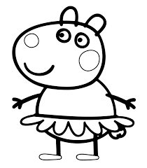 Here is a small collection of peppa pig coloring sheets for young ones. Pepa Pig Coloring Peppa Pig Coloring Pages Peppa Pig Colouring Page Svinka Peppa Essy Baebaebox Com