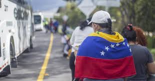 Similar to the flag of ecuador, which is longer and bears the ecuadorian coat of arms superimposed. Coronavirus And Securitization Of Migration In South America The Venezuelan Journey Opendemocracy