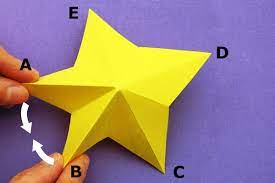 Paper craft this department is dedicated to all types of papercraft crafting. 3d Paper Star Kids Crafts Fun Craft Ideas Firstpalette Com