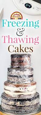 How To Freeze And Thaw Cakes Cake Decorating Tips Baking Frozen Cake