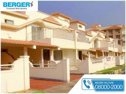 paint your house exterior with cream color berger paint