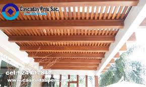Terrazas con techos de madera. Techos Sol Y Sombra De Madera Para Terrazas Azoteas Jardin Etc En Lima Otros Servicios 730654