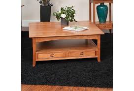 The classic design of the shaker coffee table allow it to work in a range of rooms. Crystal Valley Hardwoods Shaker Hill Square Coffee Table With 2 Drawers Saugerties Furniture Mart Cocktail Or Coffee Table