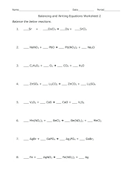 Key name _ fill in the blanks with the most appropriate term the number of atoms of each element on equal both sides of the equation must be when balancing coefficients equations, the only numbers that can be changed are. Chemical Equation Practice Problems Answers Balancing Equations Worksheet Sumnermuseumdc Org
