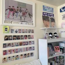 Andrea On Instagram An Update Of My Photocard Wall And Frame Pastel Room Decor Aesthetic Room Decor Army Room Decor