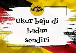 Tidak perlu jadi orang lain. Aritok Ukur Baju Di Badan Sendiri Berbelanjalah Facebook