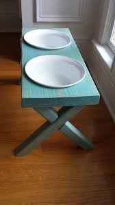 Xl Farm Table Dog Bowl Dish Feeder Farm Table By Hout1design Farm Table Diy Dog Bed Dog Bed