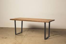 Metal dining table legs nzt to pst. Dining Table With Square Steel Legs Reclaiming Iowa