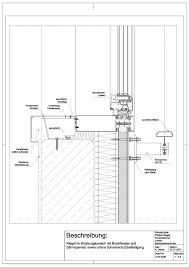 A 03 0026 Riegel Im Brustungsbereich Mit Blockfenster Und Dammpaneel Sowie Untere Sonnenschutzbefestigung Fassadenschnitt Brustung Fenster