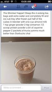 Shrinker Frappe I Added Extra Steeped Oolong Tea And Used Full Scoop Protein Poder Blen Trim Healthy Mama Drinks Trim Healthy Mama Diet Trim Healthy Mama Plan