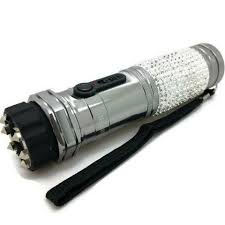 Exquisite Rhinestone Bling Stun Gun Flashlight Defense Divas