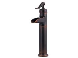 A wide variety of waterfall cascade faucet options are available to you, such as style, valve core material, and number of handles. Pfister Ashfield Vintage Well Pump Waterfall Vessel Faucet Rustic Bronze Pp Lf 040 Yp0u