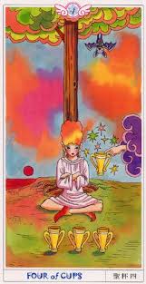 Tarot Four Of Cups Google Search Tarot Cards Art Tarot Card Decks Tarot