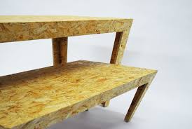 Compressed Wood Chip Tables Made Of Up To 65 90 Recycled Material Recycled Wood Table Step Stool