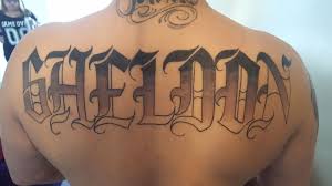 300 best number tattoo designs with meanings 2019 designs. Tattoomikey Freehand Old English Tattoo Oldenglishtattoo Oldenglish Freehand Lettering