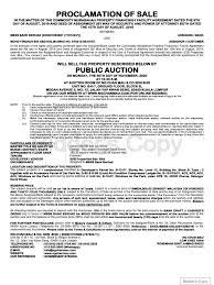Panduan cara bayar pinjaman kereta public bank guna maybank2u, atm dan pbebank. Proclamation Of Sale Public Auction Auction Apportionment