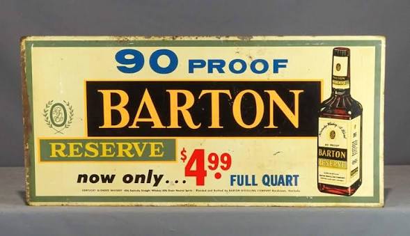 Пару постеров старой рекламы алкоголя. Виски Barton (США) Здравствуйте, уважаемые, Приятного, времени, суток