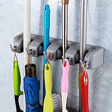 Shop.alwaysreview.com has been visited by 1m+ users in the past month Angker Mop Holder Multipurpose Wall Mounted Organizer Storage Hooks Garage Cleaning Tool Organizer Ideal Broom Hang Broom Holder Mops And Brooms Broom Hanger