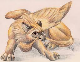 Baby Griffin Who Is Hungry By Rayquazarider On Deviantart Cute Fantasy Creatures Griffin Mythical Fantasy Creatures