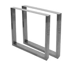 Mit diesem tischgestell aus edelstahl (matt) schenken sie ihrer tischplatte einen individuellen unterbau. 2x Tischbein Hhg 888 Fur Esszimmertisch Schreibtisch Tischgestell Tischkufe Industrial 74x80cm Edelstahl Optik