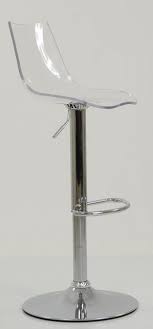 Haley Clear Acrylic Perspex Kitchen Breakfast Bar Stool Height Adjustable Breakfast Bar Stools Kitchen Bar Stools Kitchen Breakfast Bar Stools