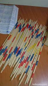 Cuentan con un largo de 16 cm. Juego De Palillos Chinos Mikado En Madera De Kaufen Alte Brettspiele In Todocoleccion 102439483
