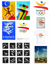 The 1992 summer olympics (spanish: Barcelona 92 Olympics Posters Pictograms T Shirts Stamps Barcelona Pictogram Olympic Games