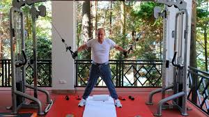 Born 14 september 1965) is the tenth and current prime minister of russia, incumbent since 2012. Putin And Medvedev Flex Their Muscle This Time For Cameras