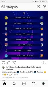 Se quer saber quem vai ganhar a champions 2020/21, então não fique perca as nossas previsões final liga dos campeões 2021 e acompanhe os palpites das partidas mais importantes nesta liga milionária. Definidos Os Confrontos Das Oitavas De Final Da Champions League Diario Da Manha